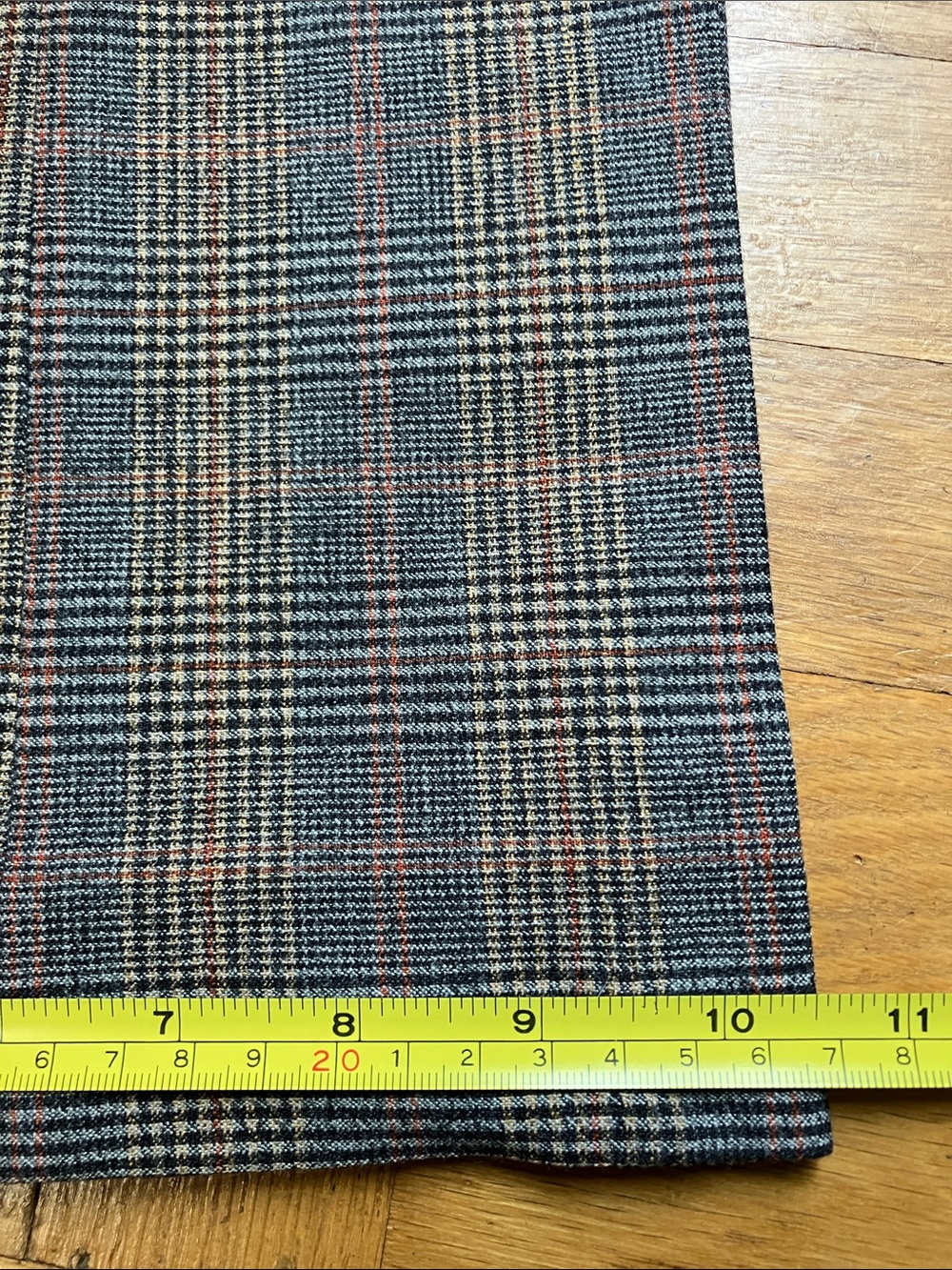 Lafayette 148 New York Plaid Manhattan Cropped Pants - Picture 8 of 11